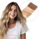 Blond Ombré Fil Invisible Cheveux Naturels