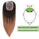 Brun Ombré Volumateur (Topper) Perte De Cheveux Sur La Couronne (Dimensions: 5 pouces x 4 pouces) Cheveux Remy Hair