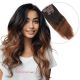Brun Noisette Ombré À Clips Cheveux Naturels