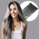 Gris Ombré À Clips Cheveux Synthétiques  [VENTE FINALE]