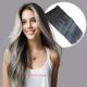 Gris Ombré Fil Invisible Cheveux Synthétiques [VENTE FINALE]