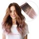 Pastel Ombré Fil Invisible Cheveux Naturels