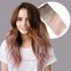 Pastel Ombré Fil Invisible Cheveux Synthétiques [VENTE FINALE]