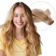 Brun Miel & Blond Cendré #12/24 Cousues Cheveux Naturels