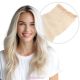 Blond Platinum Fil Invisible Cheveux Naturels