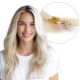 Blond Platinum Nano-Rings Cheveux Naturels