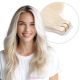 Blond Platinum Bandes Adhésives Cheveux Naturels