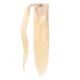 Blond #60 Ponytail Cheveux Naturels