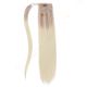 20 pouces Ponytail Cheveux Synthétiques Ombré Blond Pâle 140g [VENTE FINALE]