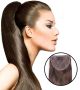 rallonges postiches cheveux naturels	Brun #4