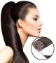 rallonges postiches cheveux naturels	Brun foncé #2