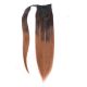 Brun Noisette Ombré Ponytail Cheveux Naturels