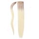 queue de cheval extensions cheveux	blond cendré ombré