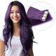 Mauve Bandes Adhésives Cheveux Naturels