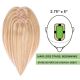 Brun Miel & Blond Cendré #12/24  Volumateur (Topper) Perte De Cheveux Sur La Séparation De Cheveux (Dimensions: 2.75 pouces x 5 pouces) Cheveux Remy Hair