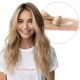 Blond Cendré Micro-Billes Cheveux Naturels