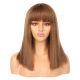 DM1810885-v2 - Perruque Courte Cheveux Synthétique Brun Miel [VENTE FINALE]