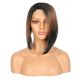 FU190302670-v2 - Perruque Courte Cheveux Synthétique Brun Ombré [VENTE FINALE]