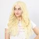 DM2031446-v4 - Perruque Longue Cheveux Synthétique Blonde  [VENTE FINALE]