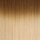 14 pouces Volumateur Avec Toupet Couverture Complète, Remy Hair Racine Brun Doux Fondu Blond Vanille #T9A White  95g (PRÉCOMMANDE, EXPÉDITION EN 4 À 6 SEMAINES)
