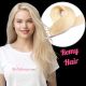 Blond #60  Bandes Adhésives Cheveux Remy
