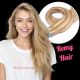 Brun Miel & Blond Cendré #12/24  Bandes Adhésives Cheveux Remy