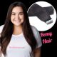 Noir/Brun #1b Bandes Adhésives Cheveux Remy