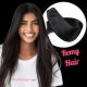 Noir Foncé #1 Cousues Cheveux Remy