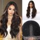 WG1001-5 Brun Fonçé avec des Mèches Blond Cendré Perruque Synthétique Bouclée Styles Tendance [VENTE FINALE]