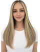 Seraphina Blond beige avec reflets cendrés doux Perruques En Cheveux Naturels Remy # Q8 (PRÉCOMMANDE, EXPÉDITION EN 4 À 6 SEMAINES)