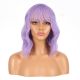 DM1810936-v4 - Perruque Courte Cheveux Synthétique Violet Avec Toupet  [VENTE FINALE]