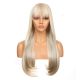 DM2031298-v4 - Perruque Longue Cheveux Synthétique Blonde Méchée Avec Toupet  [VENTE FINALE]