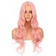 DM2031370-v4 - Perruque Longue Cheveux Synthétique Rose [VENTE FINALE]
