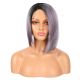 FU190302669-v3 - Short Purple Synthetic Hair Wig  [VENTE FINALE]