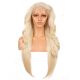 FU1904695-v3 - Perruque Longue Cheveux Synthétique Blonde Avec Toupet  [VENTE FINALE]