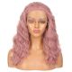 X1707495-v4 - Perruque Longue Cheveux Synthétique Rose [VENTE FINALE]