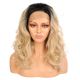 Jeanne - Perruque Courte Cheveux Synthétique Blonde Ombrée [Vente Finale]