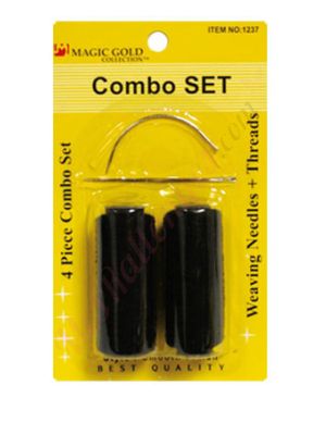 Kit Pose De Rallonges Cheveux cousues, Aiguilles et fils à tisser  [VENTE FINALE]