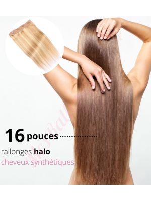 16 Pouces Fil Invisible Cheveux Synthétiques [VENTE FINALE]