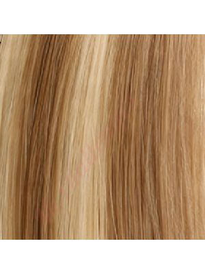 14 pouces Rallonges Cousues Cheveux Naturels Remy Blond Clair Cendré Mélangé #18 85g