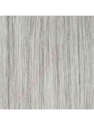14 pouces Volumateur Avec Toupet Séparation Des Cheveux, Cheveux Naturels Remy Poivre & Sel Gris #1b80 45g