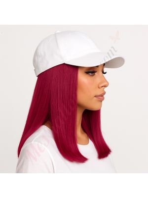 Bourgogne Perruque en Casquette - Cheveux Humains Naturels [VENTE FINALE]