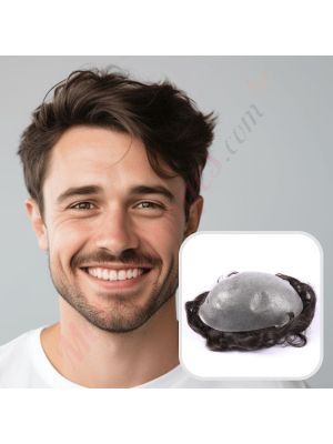 Brun Foncé #2 Prothèse Capillaire Cheveux Humains Remy