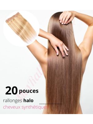 20 Pouces Fil Invisible Cheveux Synthétiques [VENTE FINALE]