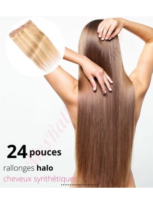 24 Pouces Fil Invisible Cheveux Synthétiques [VENTE FINALE]