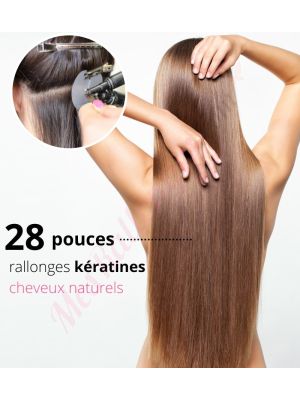 28 Pouces Kératines Cheveux Naturels