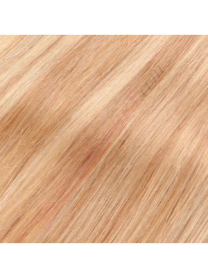 22 pouces Rallonges Kératines Cheveux Naturels Remy Ondulés Blond Miel Balayage #4T12/613 20g