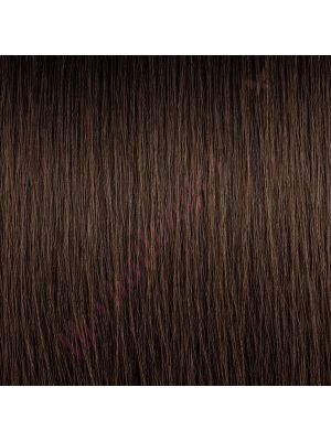 10 pouces Volumateur Avec Toupet Couverture Complète, Cheveux Naturels Remy Brun Chocolat Foncé #5 80g