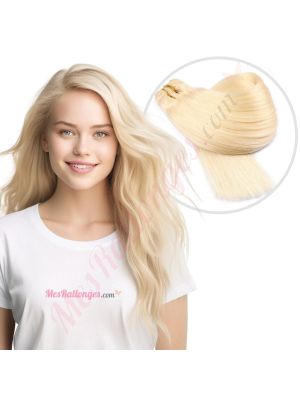 Blond #60 Cousues Cheveux Naturels