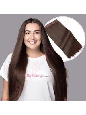 Brun #4 Fil Invisible Cheveux Synthétiques [VENTE FINALE]